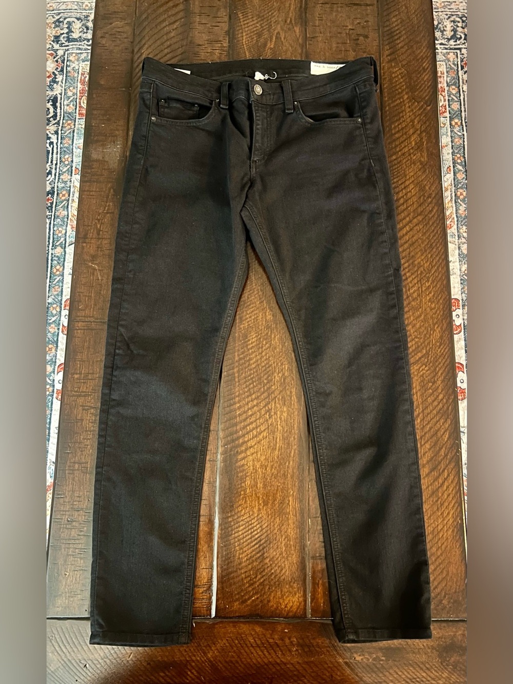 Rag & Bone Liberty Capri Black Skinny Jeans 29 Made in USA